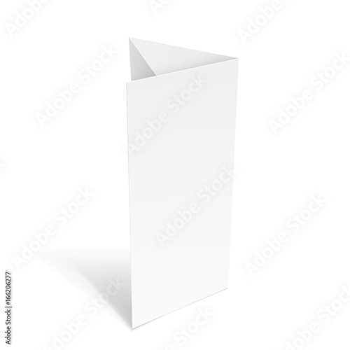 Realistic White blank booklet