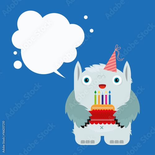 Cheerful child illustration, birthday celebration, birthday wish