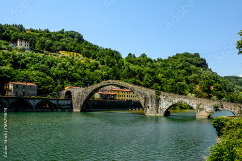 Puente del diablo en Borgo a Mozzano