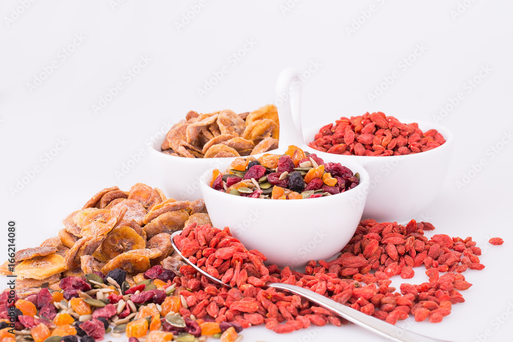 Dried fruits and berries Dried fruits and berries