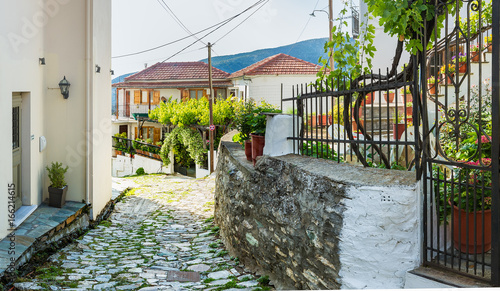 Greek village of Portaria, 13 km from the city of Volos