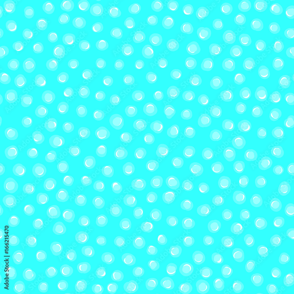 Abstract seamless pattern. Oval organic shapes background. Trendy hand drawn polka-dot decoration design