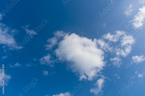 Blue sky with clouds