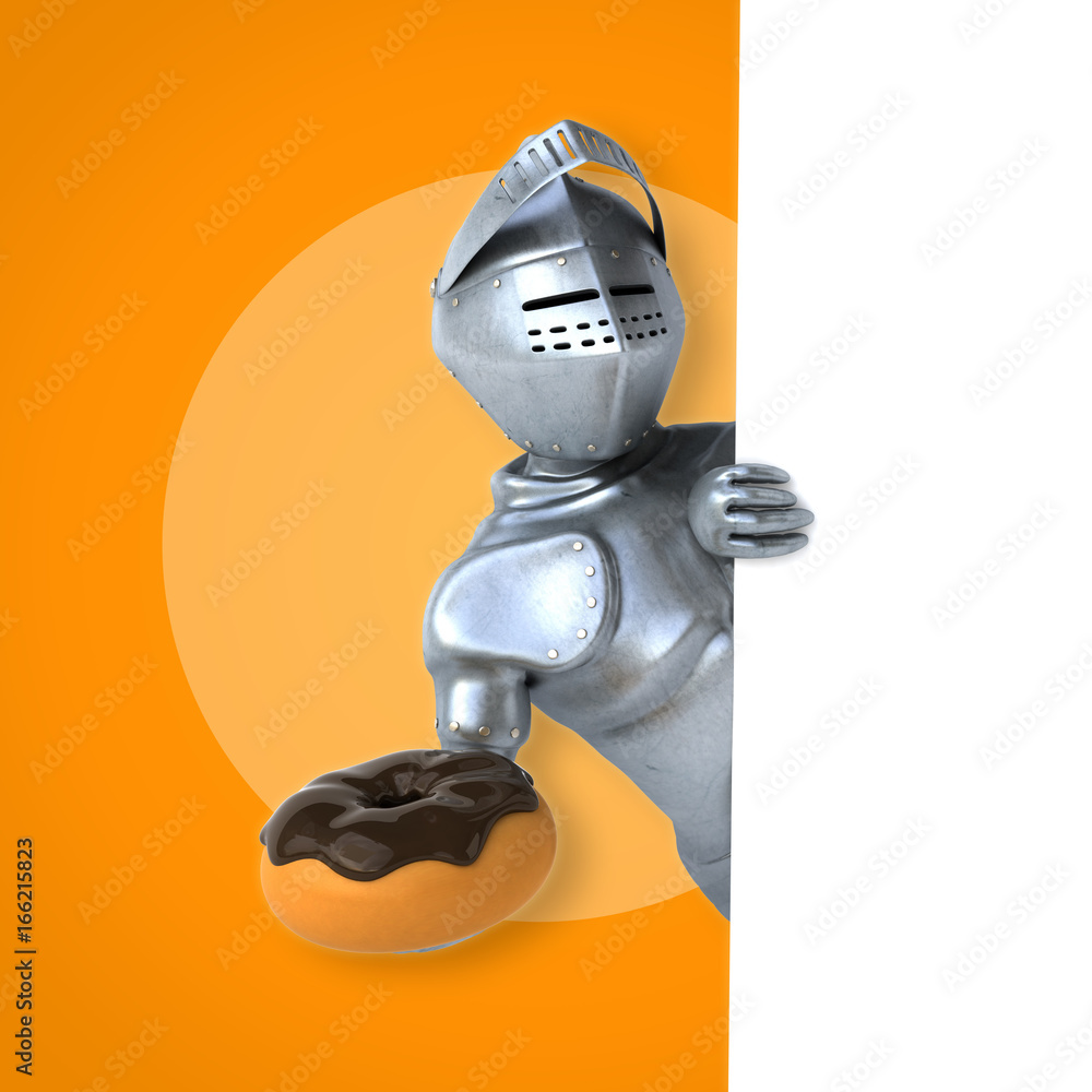 Naklejka premium Fun knight