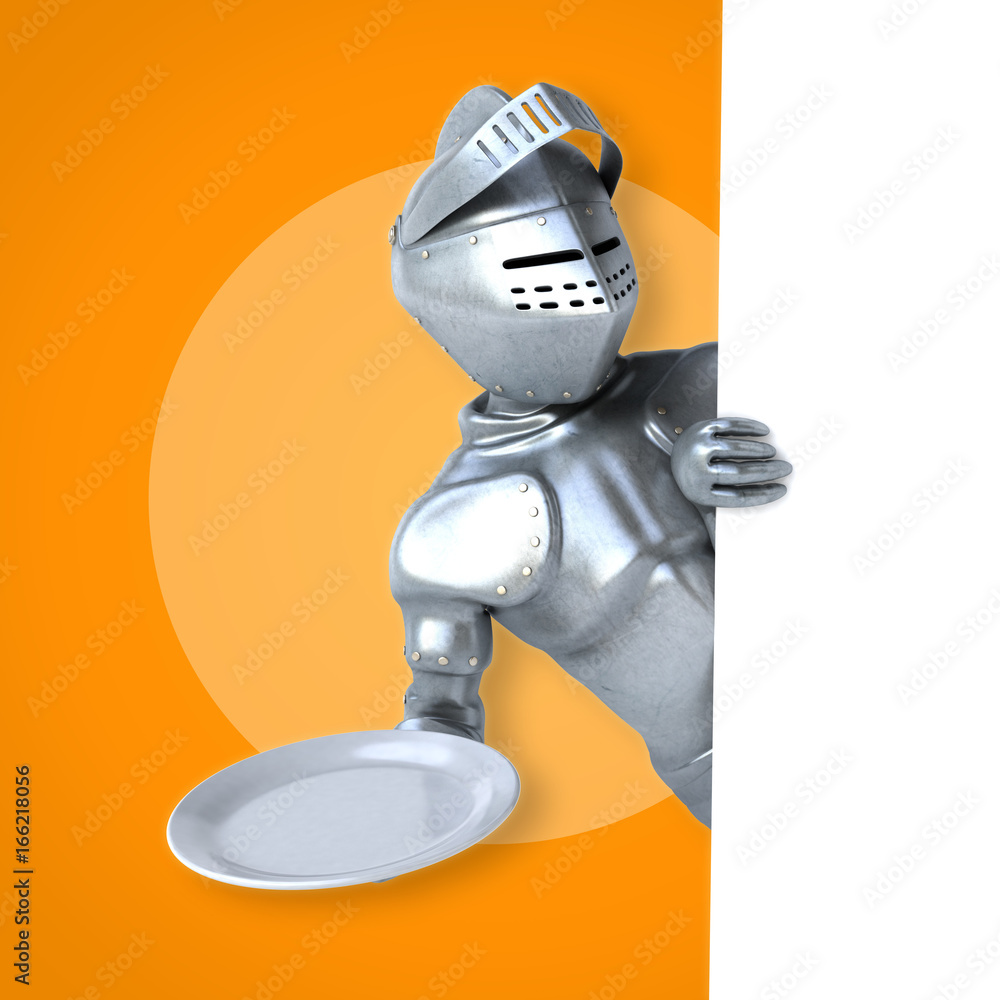 Naklejka premium Fun knight