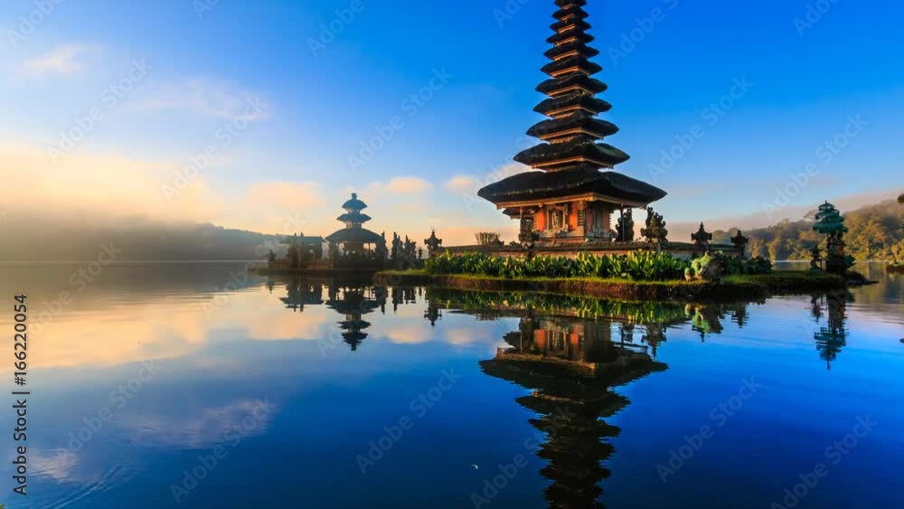 Pura Ulun Danu Bratan, Bali Landmark Travel Place Of Indonesia 4K Time lapse (tilt up) Pura Ulun Danu Bratan, Bali Landmark Travel Place Of Indonesia 4K Time lapse (tilt up)