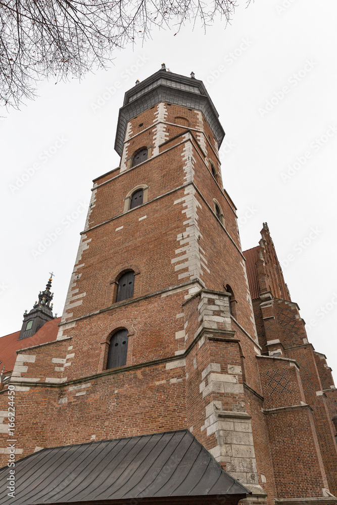 Corpus Christi Church in Jewish Kazimierz district of Krakow, Poland.
