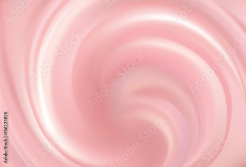 Vector background of swirling pink texture