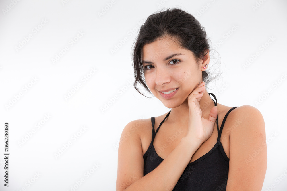 beautiful latin woman smiling beautiful latin woman smiling