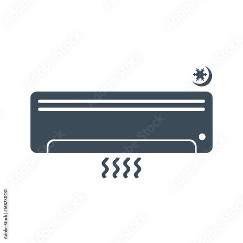 Air conditioner Icon Isolated on White Background.vector illustration icon