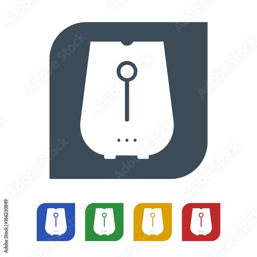 Air fryer Icon Isolated on White Background.vector illustration icon