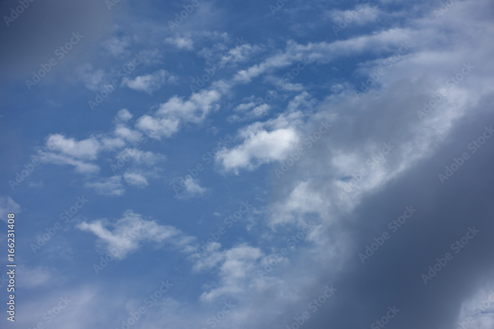 青空と雲「空想・雲のモンスターたち（出現しはじめたドラゴンたちのイメージなど）」果敢、立ち向かう、迎える、突き進むなどのイメージ