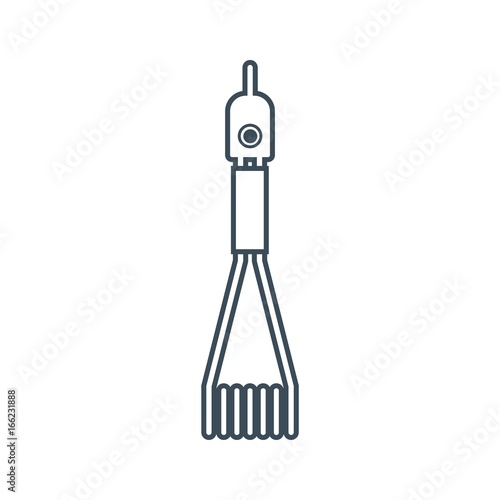 Immersion rod Icon Isolated on White Background.vector illustration icon