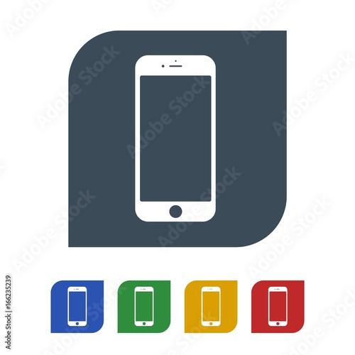 Mobile Icon Isolated on White Background.vector illustration icon