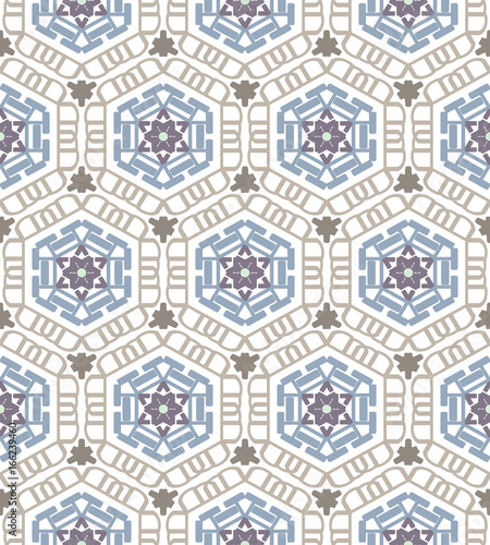 Abstract geometric seamless pattern