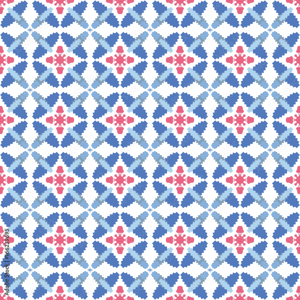 Abstract geometric seamless pattern
