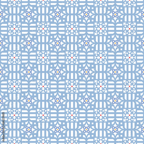 Abstract geometric seamless pattern