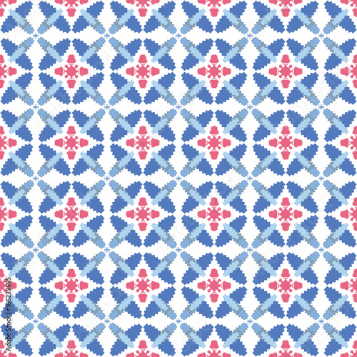 Abstract geometric seamless pattern