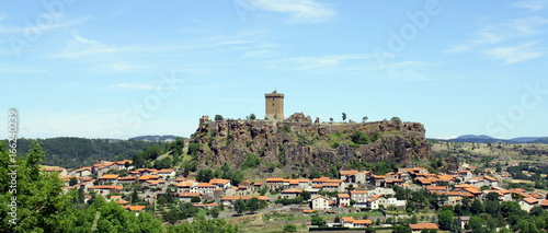 forteresse de polignac et sa ville,paysage