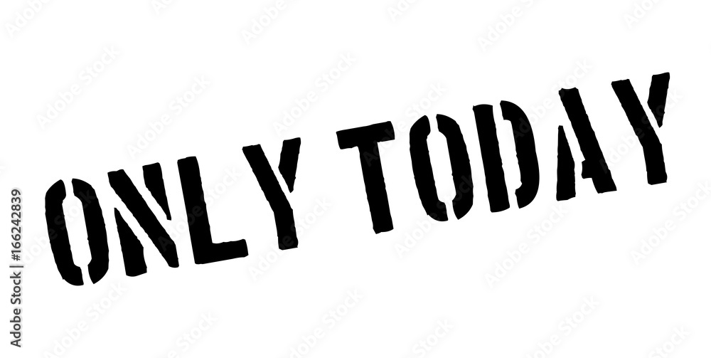 Only Today rubber stamp. Grunge design with dust scratches. Effects can be easily removed for a clean, crisp look. Color is easily changed. Only Today rubber stamp. Grunge design with dust scratches. Effects can be easily removed for a clean, crisp look. Color is easily changed.