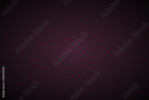 Dark abstract background, pink and gray striped pattern, diagonal lines and strips, vector illustration