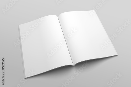 Slika na platnu US Letter magazine or brochure 3D illustration mockup No. 3