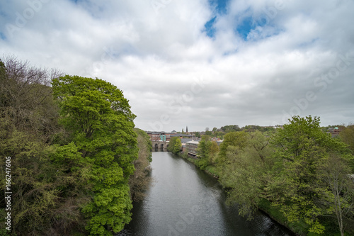 View of River Wear in Durham  United Kingdom.