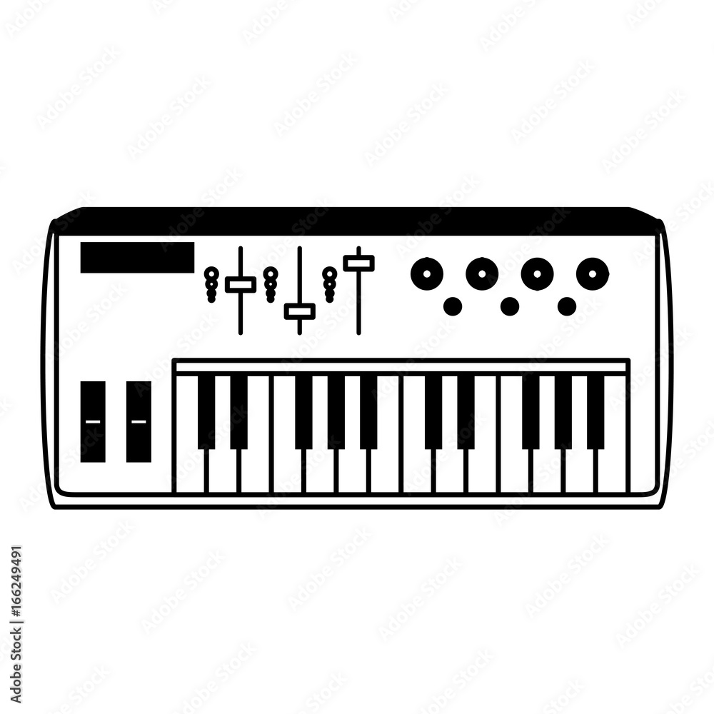 keyboard musical instrument icon image keyboard musical instrument icon image