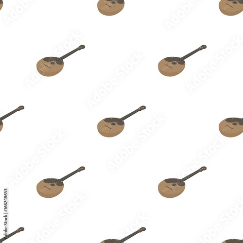 Domra icon in cartoon style isolated on white background. Musical instruments symbol stock vector illustration.