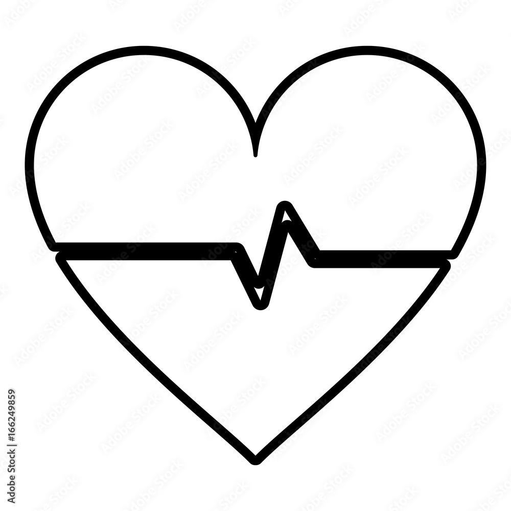 heartbeat vector illustration heartbeat vector illustration