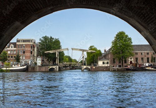 Bridge over canal in Amsterdam © robertdering