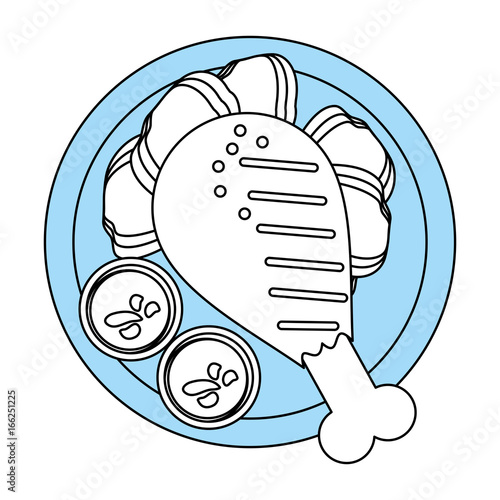 chicken vector illustration
