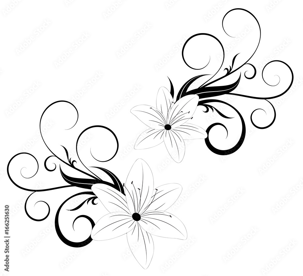 Abstract Floral background.