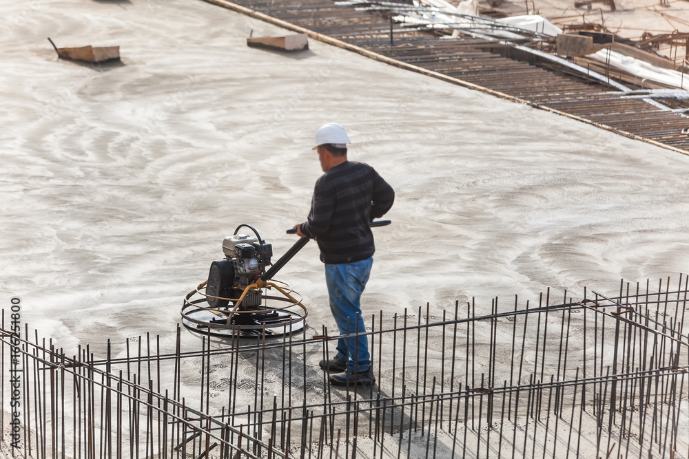 Fototapeta premium grinding finishing of the concrete surface