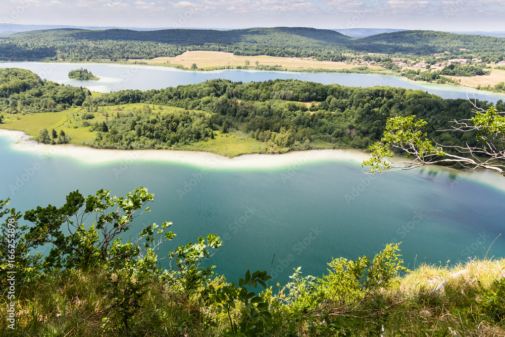Region of the four lakes in the French Jura