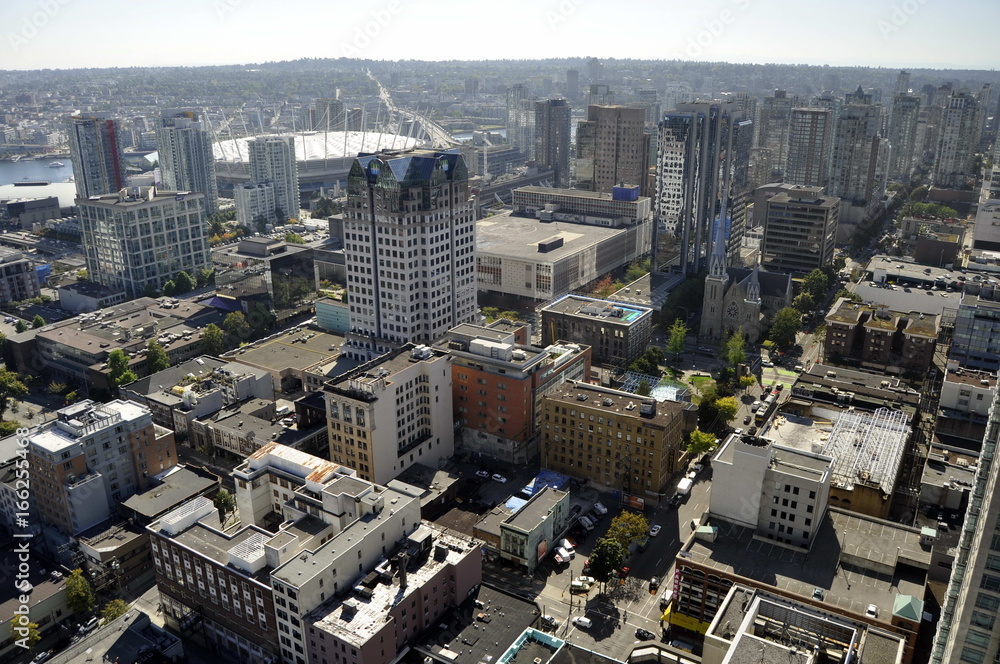 Fototapeta premium Aerial View of Vancouver, Canada