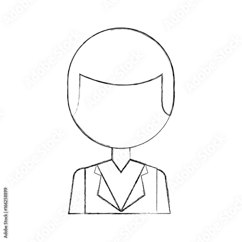 young man head avatar character
