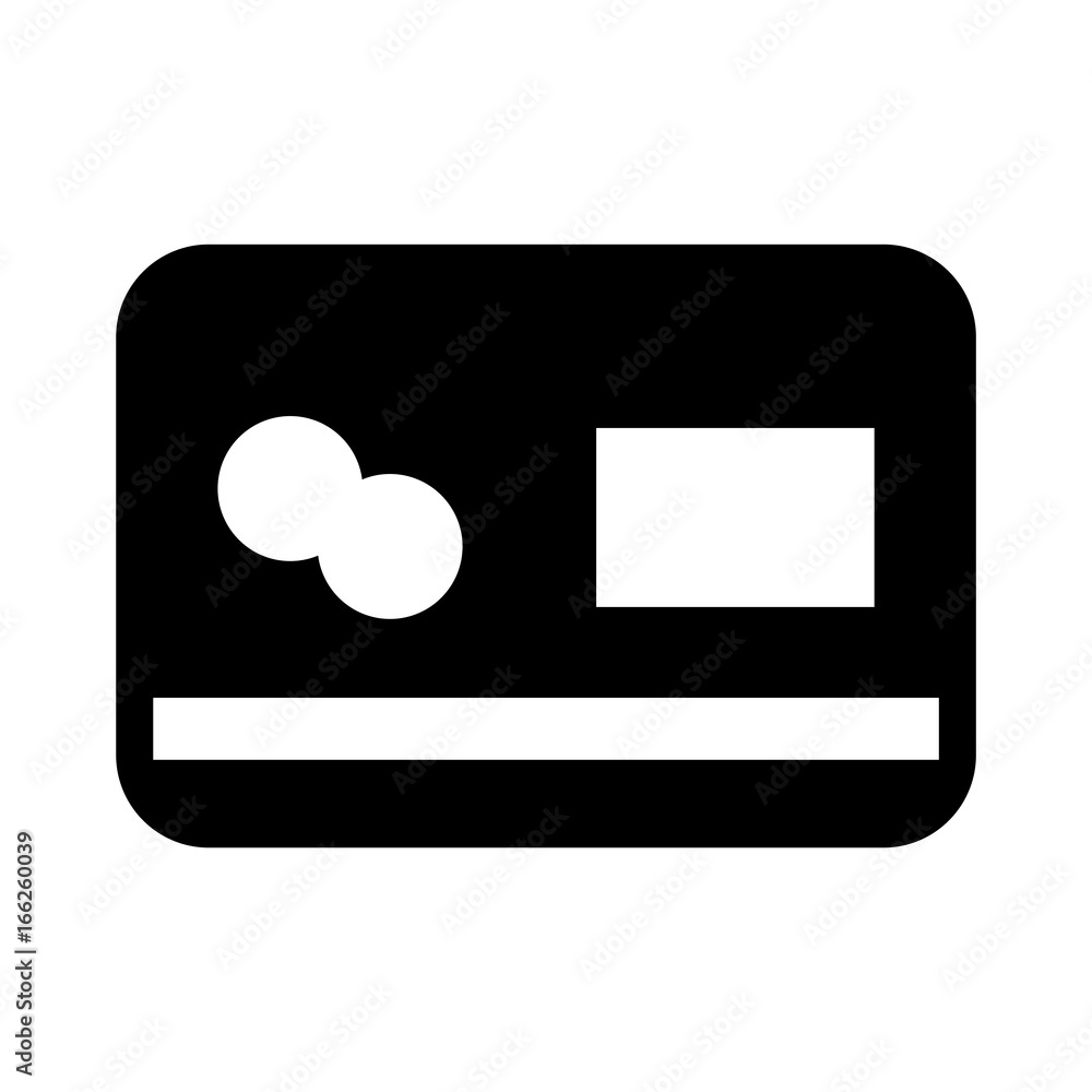credit card isolated icon credit card isolated icon