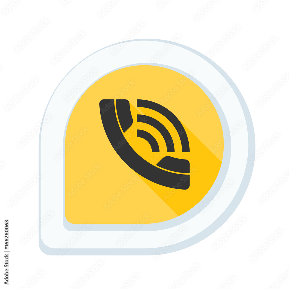 Call Contact button Illustration Call Contact button Illustration