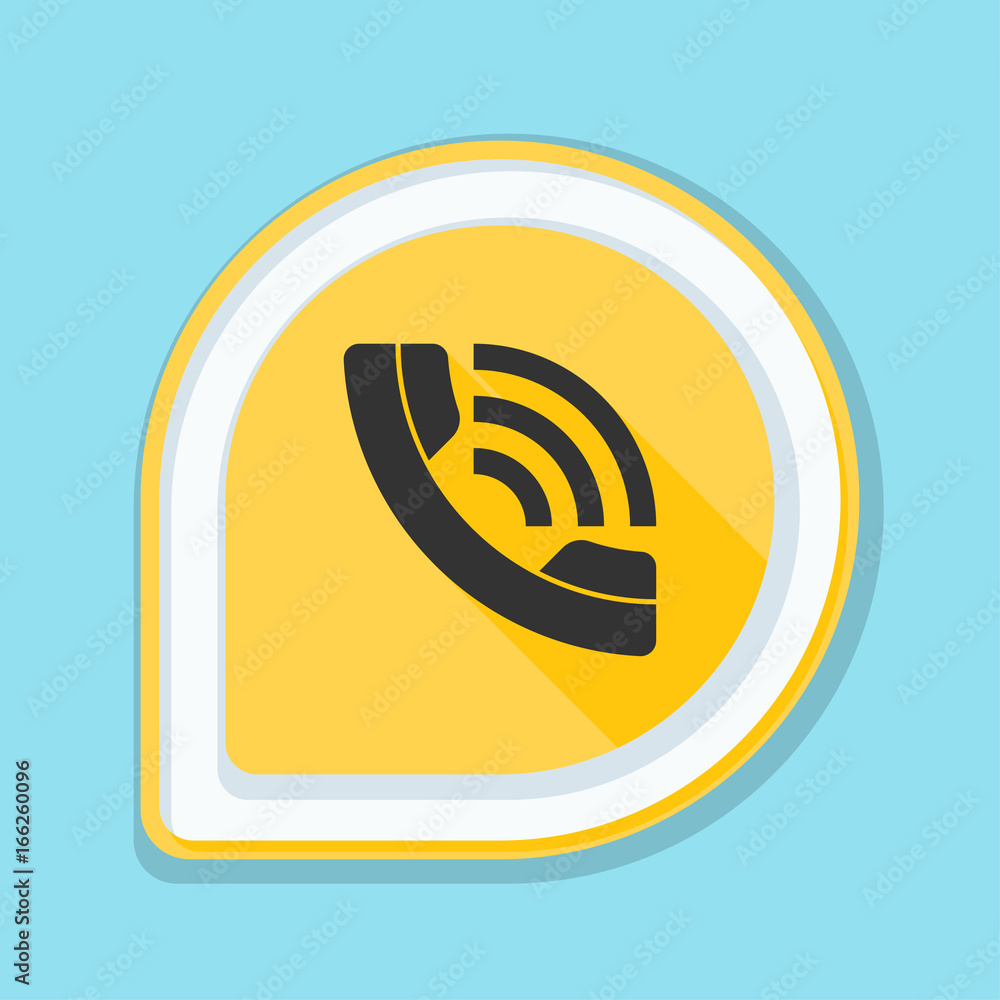 Call Contact button Illustration Call Contact button Illustration