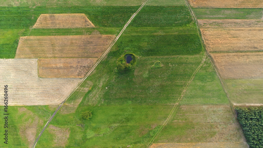 Obraz premium Aerial landscape