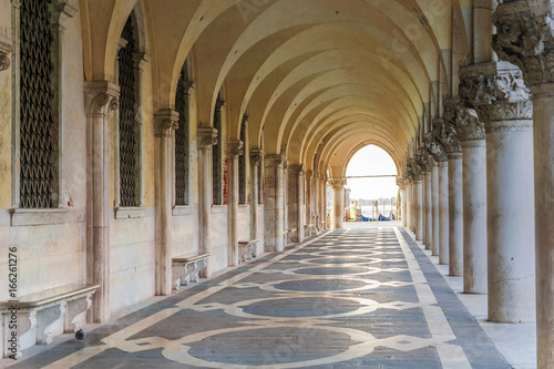 Colonnade of the Doge's Palace in Venice © dimbar76