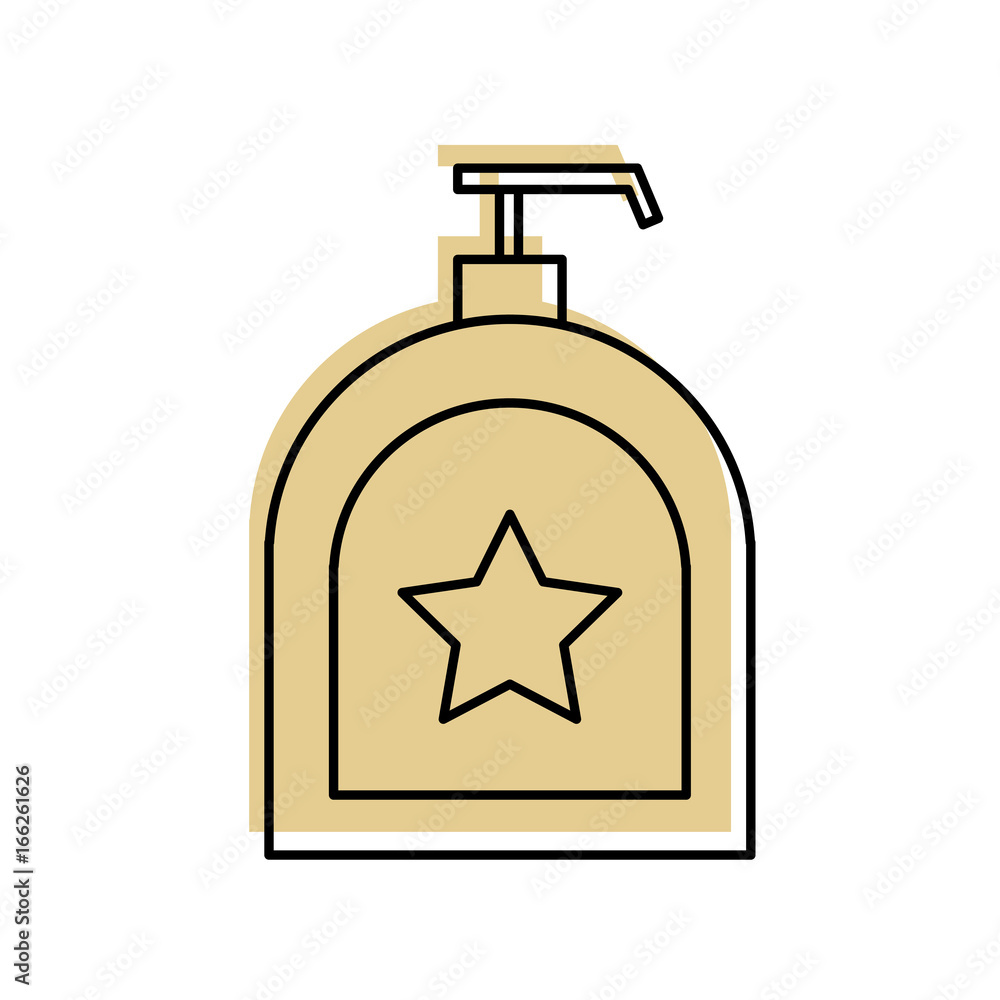 Obraz premium soap dispenser bottle icon