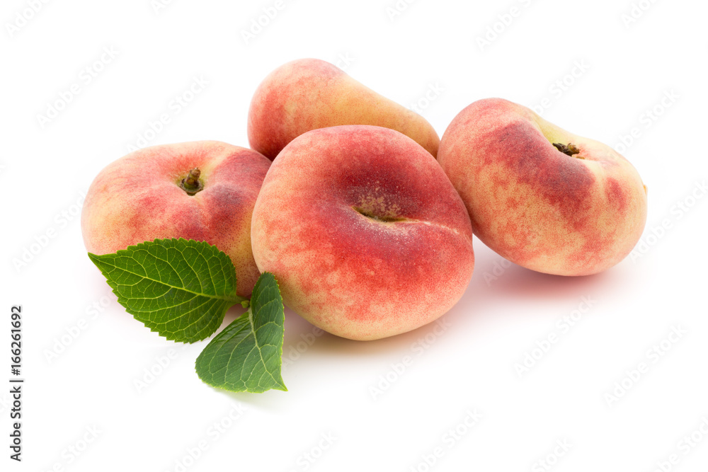 Peach. Fruit with isolated on white background. Peach. Fruit with isolated on white background.