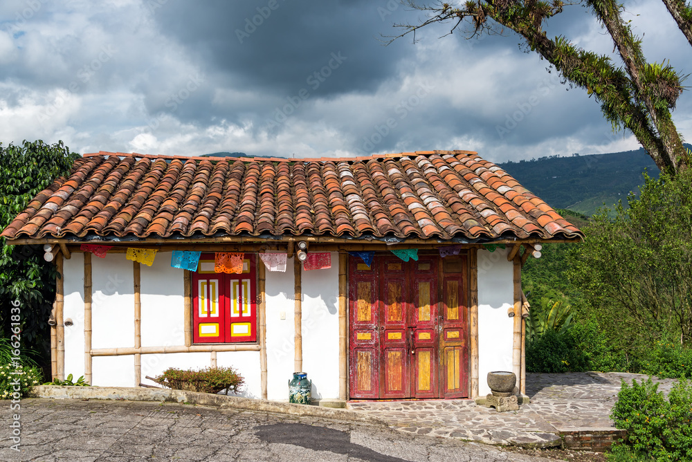 White Colonial Style Building