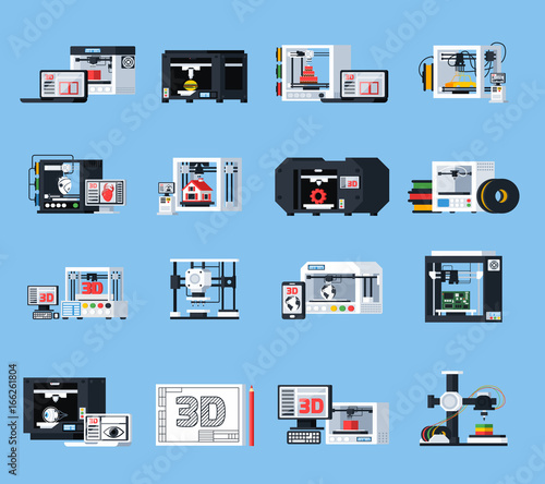 3D Printing Orthogonal Icons