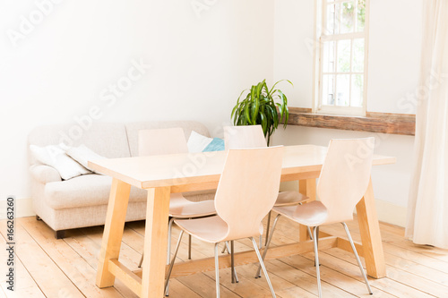 interior of simple living room