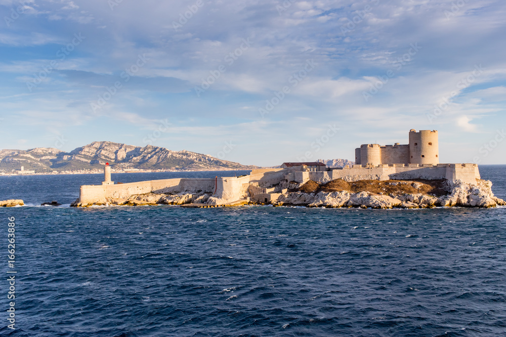 The castle of If, off Marseille