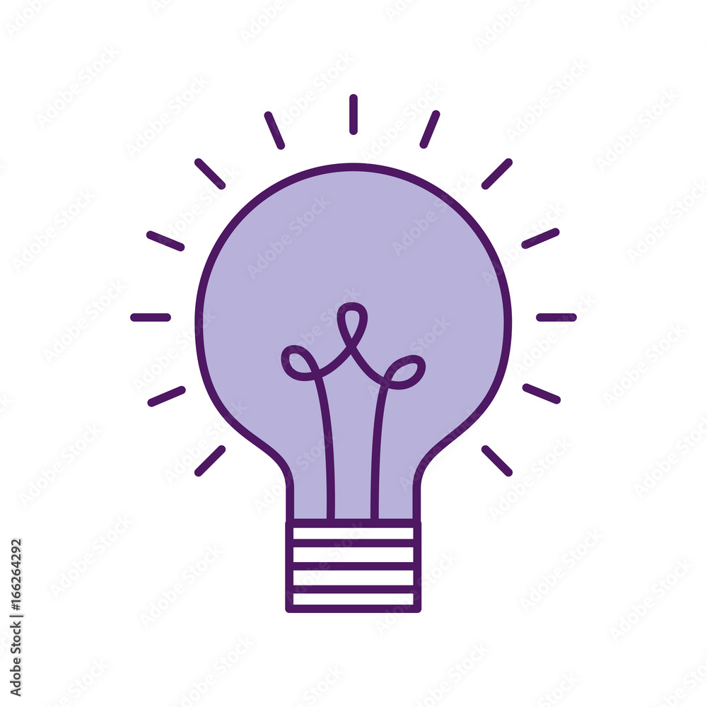 bulb light isolated icon bulb light isolated icon