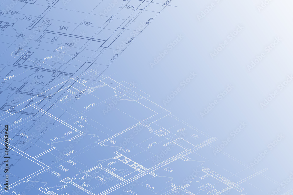 Obraz premium Background of architectural drawing